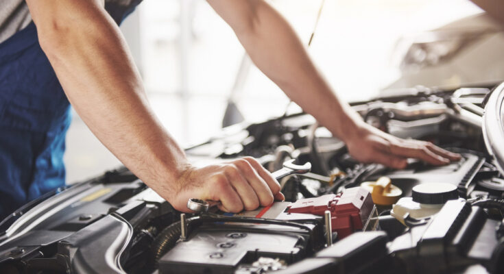 Auto Mechanic Working Garage Repair Service (1)